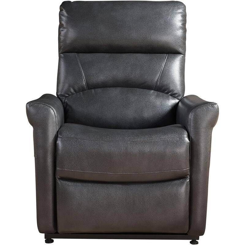 Contemporary Power Reclining Lift Chair - Charcoal Black