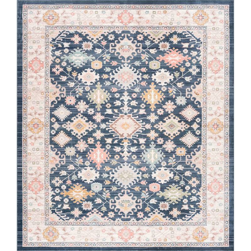 Crosswood Ellen Traditional Floral Indoor Polyester Area Rug