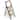 Aluminum 3-step Safety Folding Step Ladder with Wide Anti-Slip Pedal
