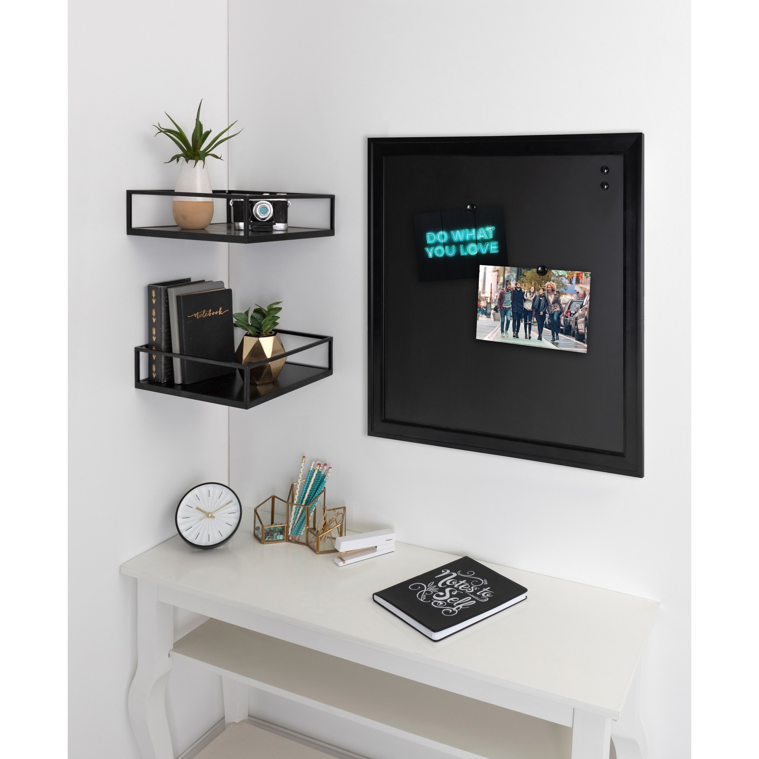 Bosc Framed Magnetic Chalkboard