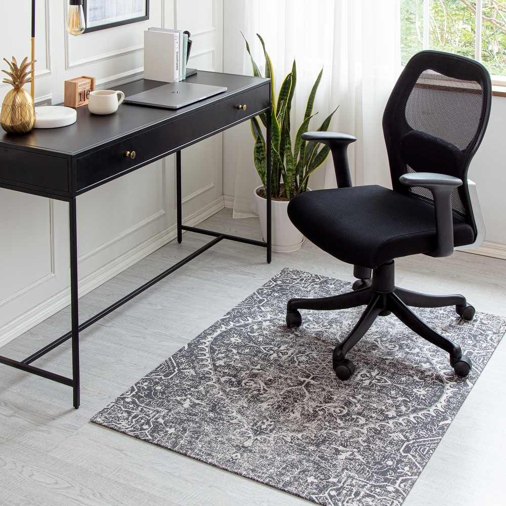 Black office mats on sale