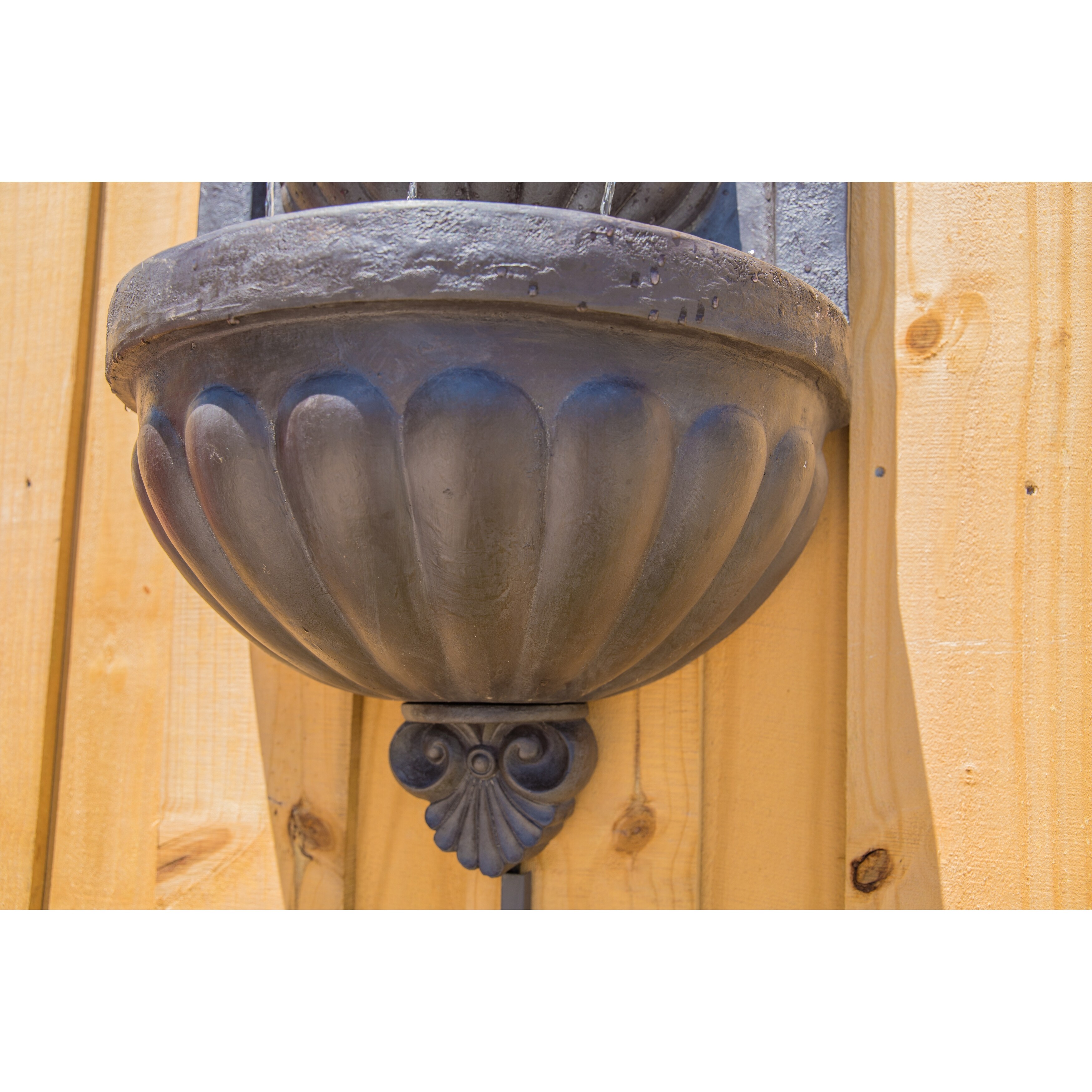 Shop Margate 35 Outdoor Wall Fountain Plum Bronze Overstock