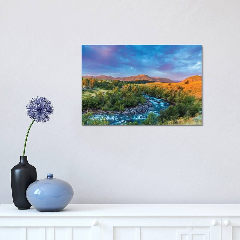 iCanvas "Stillwater River Montana" by Sarah Kadlecek Canvas Print