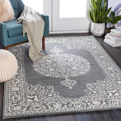 Mandira Handmade Medallion Wool Area Rug