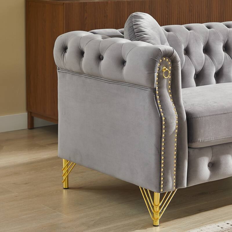 Modern Accent Chair for Living Room - Grey