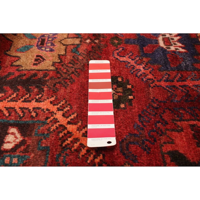 ECARPETGALLERY Hand-knotted Andelz Red Wool Rug - 4'6 x 9'6