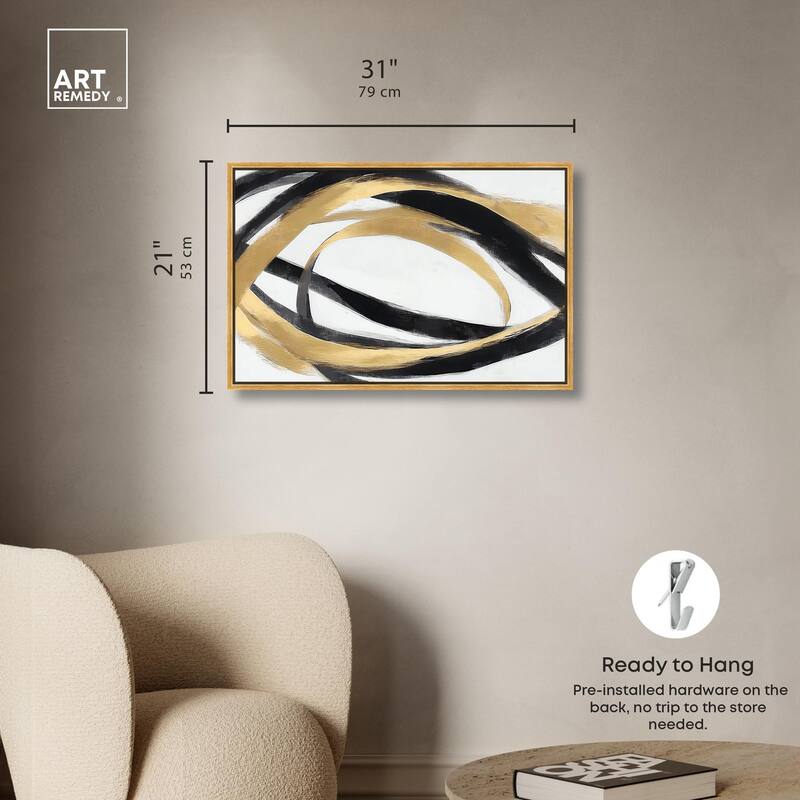 Loops of Luxury II Canvas by Art Remedy