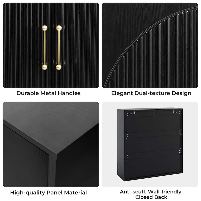 24 Pair Shoe Storage Cabinet with Adjustable Shelves, Hidden Shoe Organizer for Entryway, Foyer, Hallway