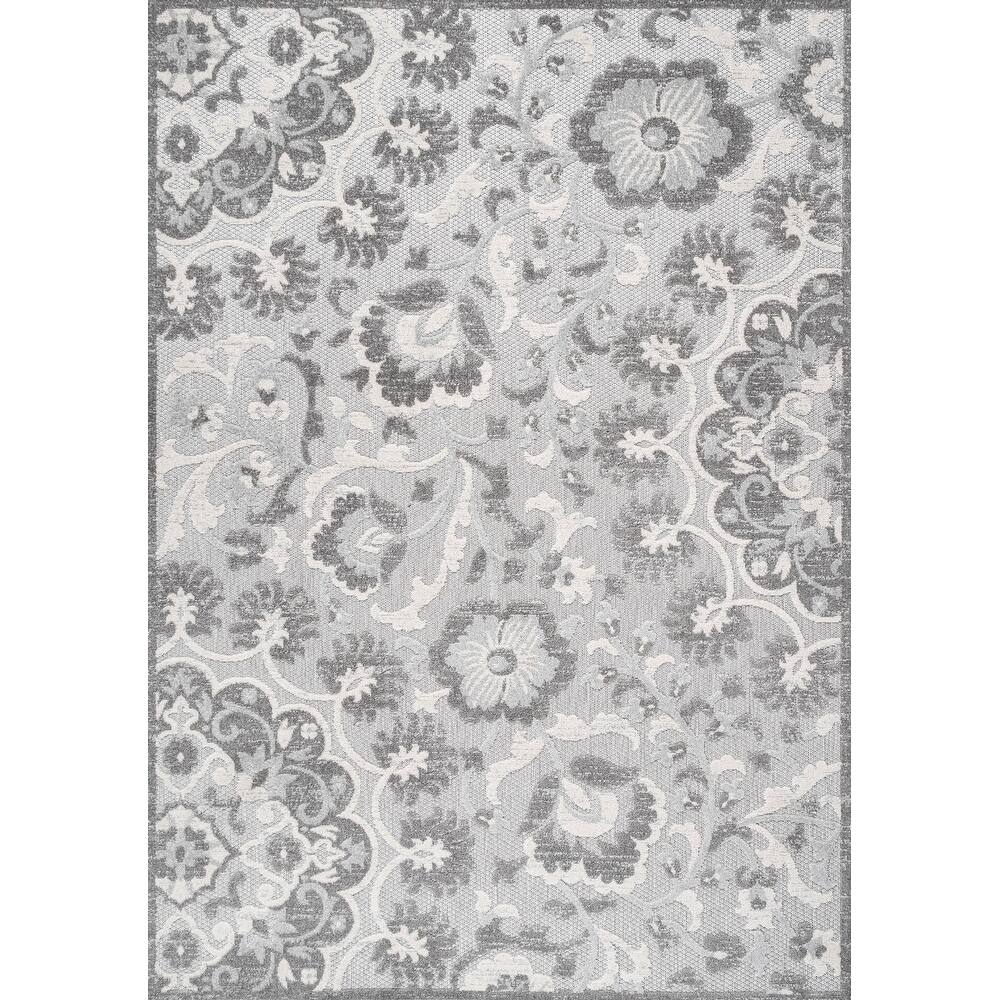 JONATHAN Y Cassis Modern Medallion High-Low Indoor/Outdoor Area Rug