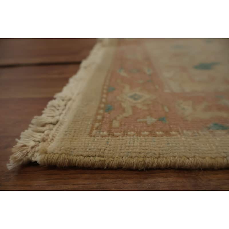 Hand Knotted Oriental 100% Wool Carpet Traditional All-Over Brown Ziegler Area Rug - 3' 7'' X 2' 0''