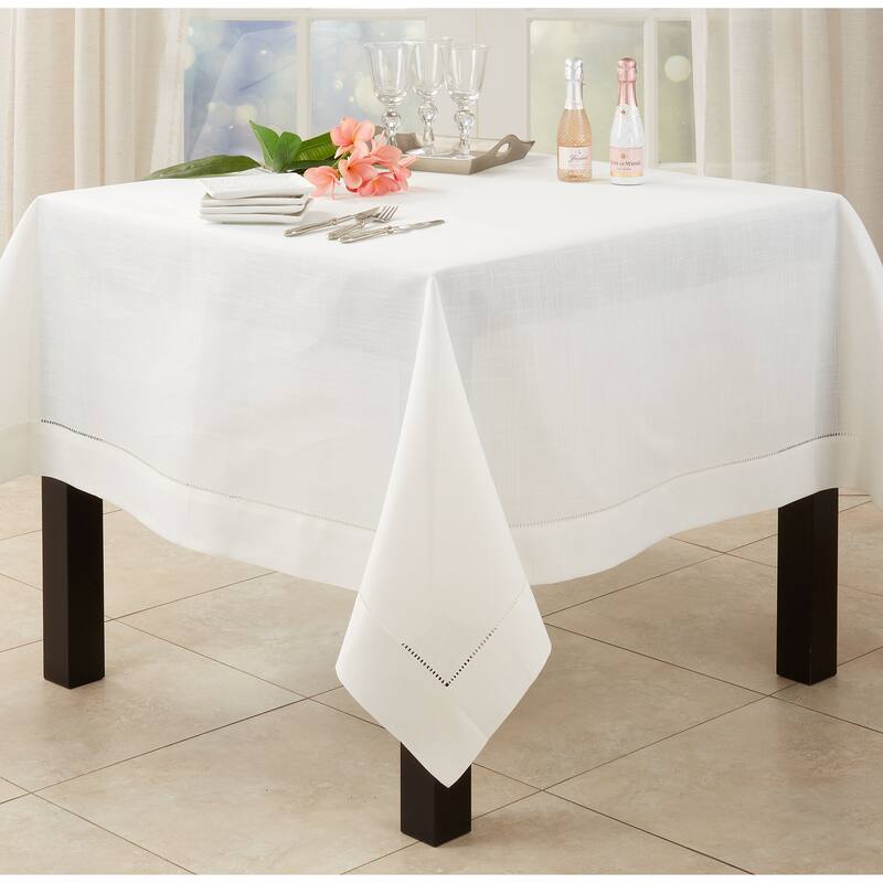 Rochester Collection Hemstitched Tablecloth