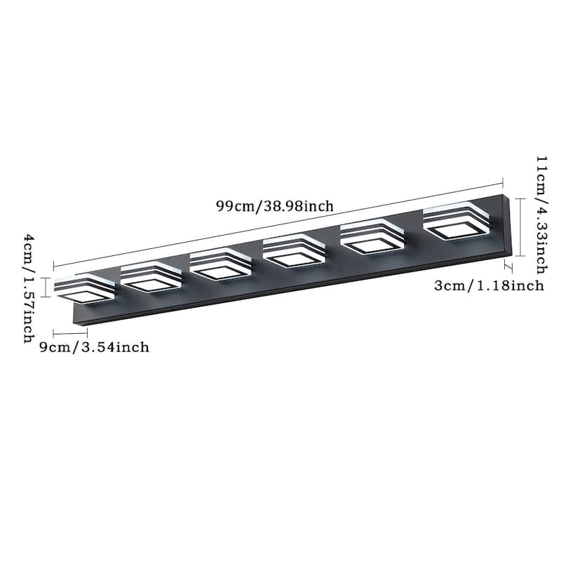 Modern minimalist design Vanity Lighting 6 lights