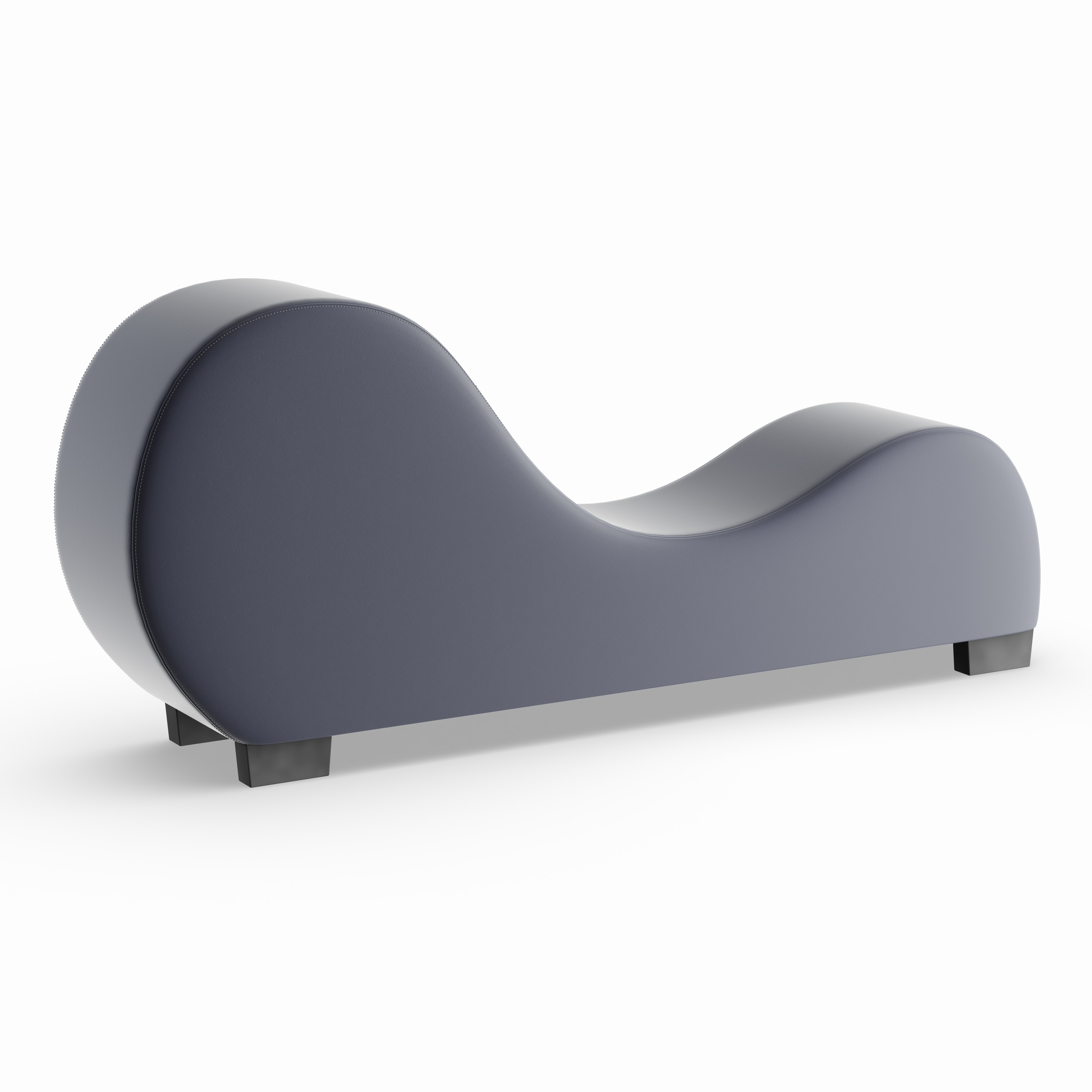 Oliver & james soulages faux leather yoga chair stretch chaise discount