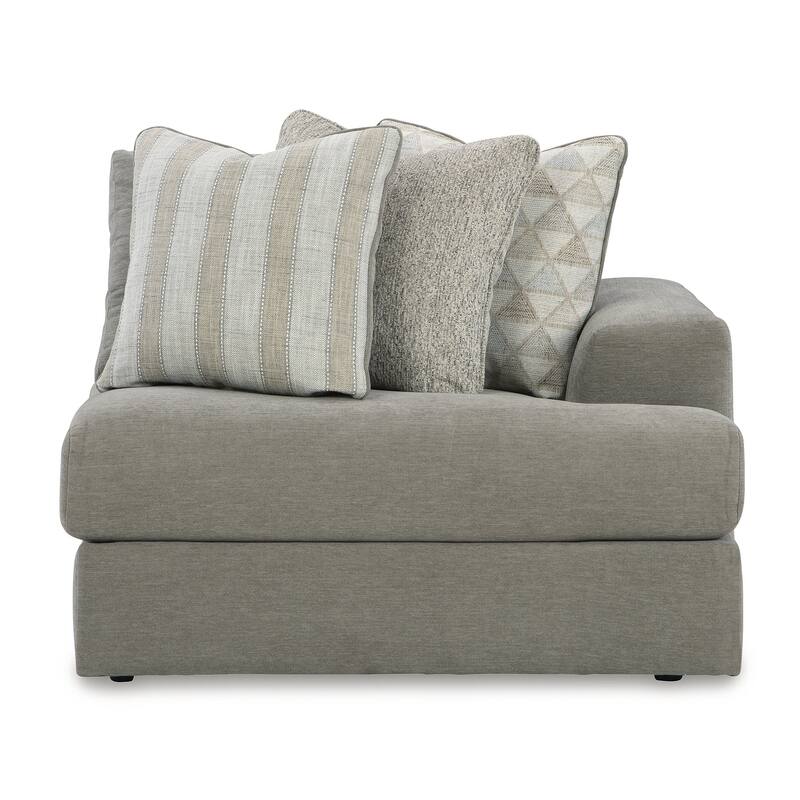 Signature Design by Ashley Avaliyah Gray 3-Piece Sectional Sofa - 128" W x 44" D x 37" H