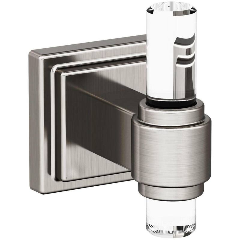 Amerock Glacio Single Robe Hook - Brushed Nickel