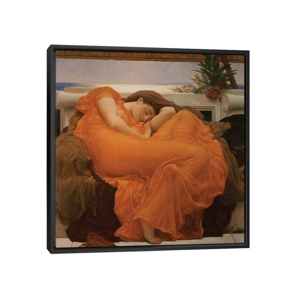 iCanvas "Flaming June, c.1895" by Frederic Leighton Framed Canvas Print