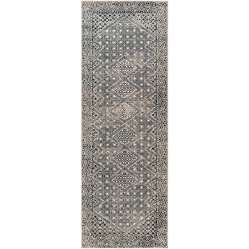 Livabliss Lavadora Global Geometric Machine Washable Boho Area Rug