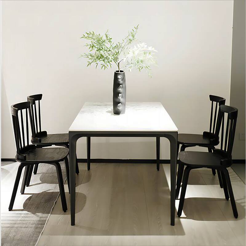 Dining Chairs Set of 2, Farmhouse Wooden Spindle Back Kitchen Chairs Solid Wood Slat Back Windsor Chair (Set of 2)