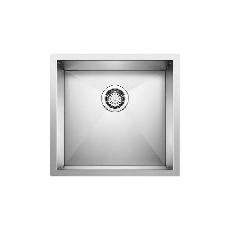 Blanco Precision 18-In X 19-In Single-Basin Undermount Kitchen Sink - Stainless