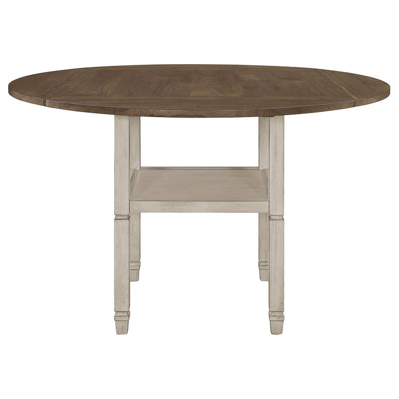 Bentley Rustic Cream Extension Counter Dining Table