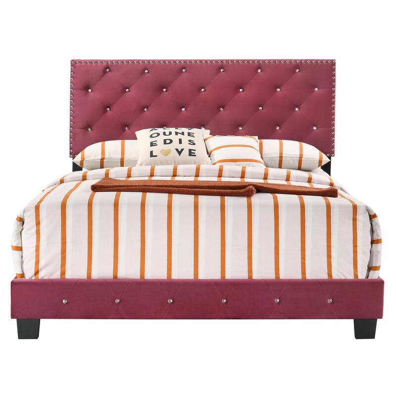 Charming Cherry Full Bed for Modern Bedrooms