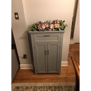 RiverRidge Somerset Collection Two-Door Floor Cabinet, Grey