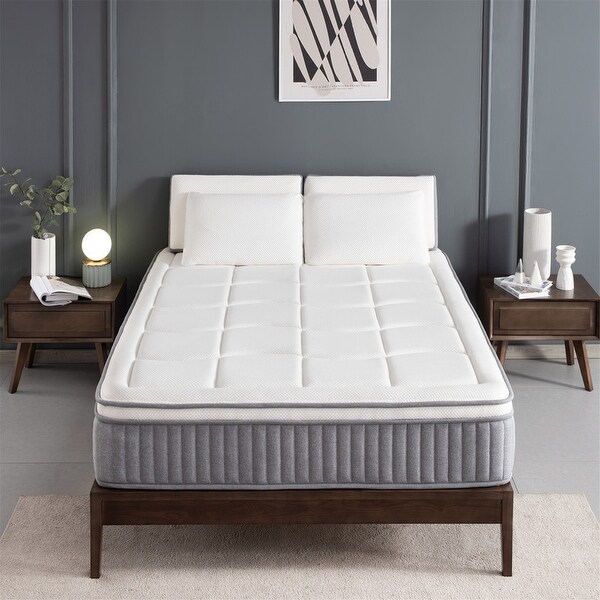 12 Inch Memory Foam Pocket Spring Mattress Sleep Supportive Pressure Relief Medium Firm Feel Mattress in a Box Bed Bath Beyond 36100956