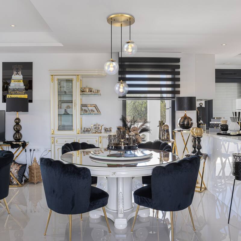 Designers Fountain D354M-3CHA Neva 3 Light 18" Wide Chandelier