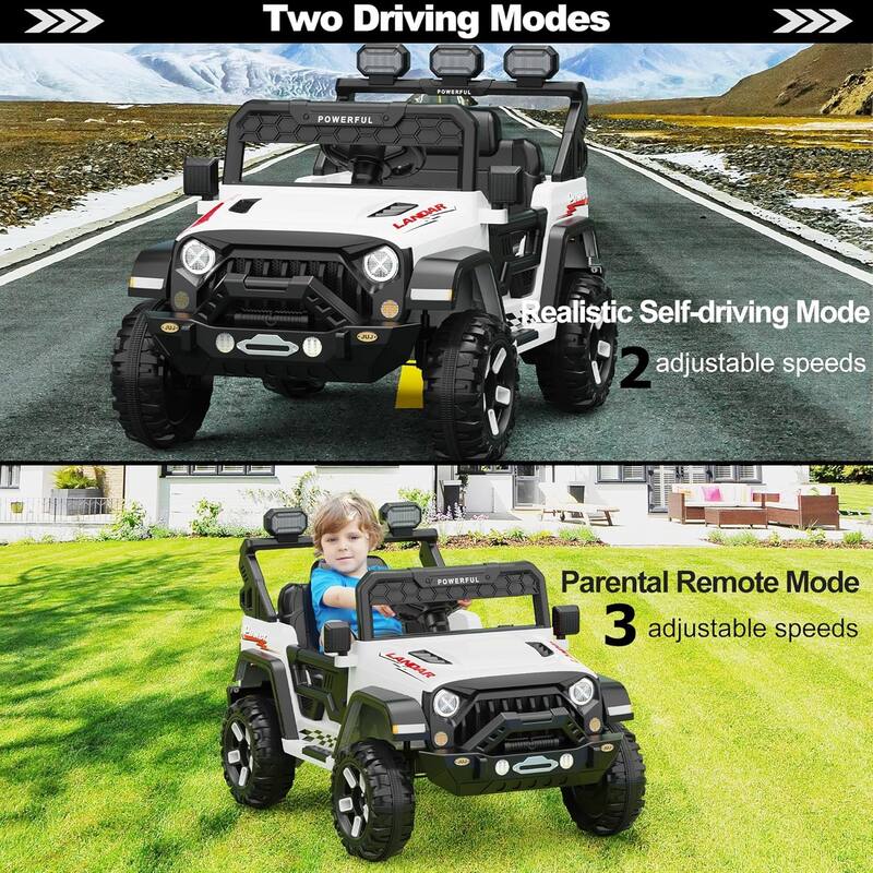 Kids Electric Vehicle for Ages 3-6, Ride on Car with 2.4G Remote Control