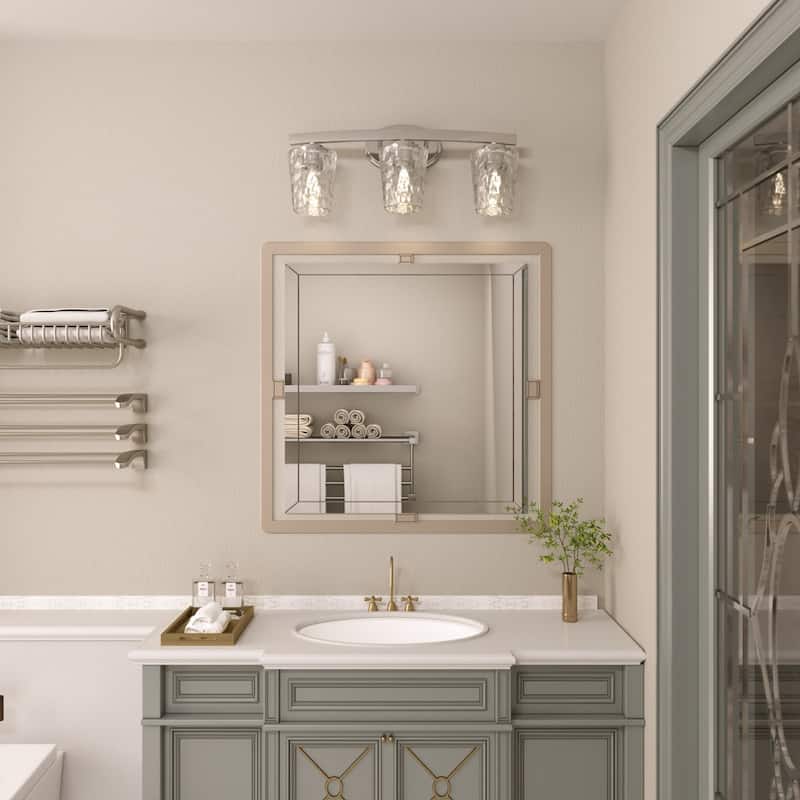 Acroma Modern Bathroom Vanity Light with Art Glass - N/A