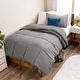 preview thumbnail 52 of 138, Bare Home Hypoallergenic Down Alternative Comforter Set Twin - Twin XL - Light Grey