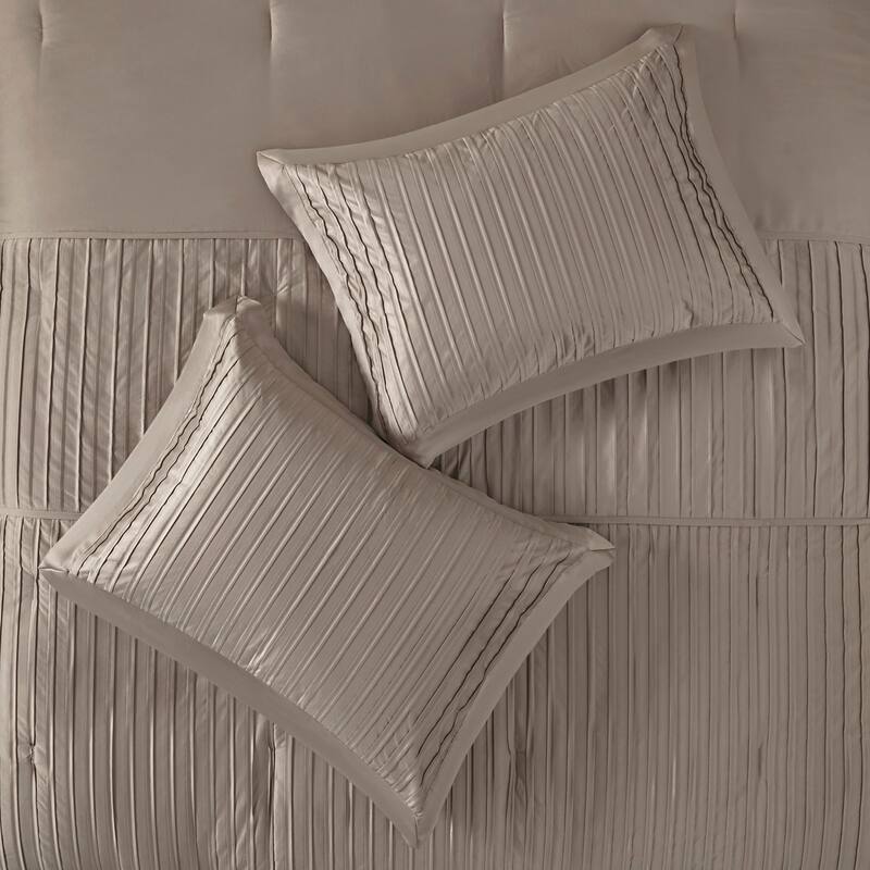 GDF Studio - Charmeuse Comforter Set with Decorative Pillows