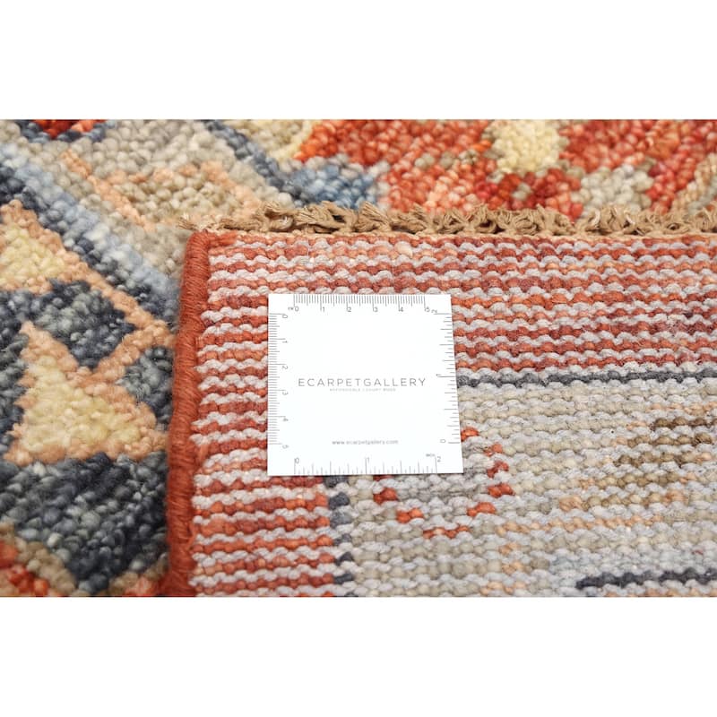 ECARPETGALLERY Hand-knotted Mamluk Dark Copper Wool Rug - 9'10 x 14'0