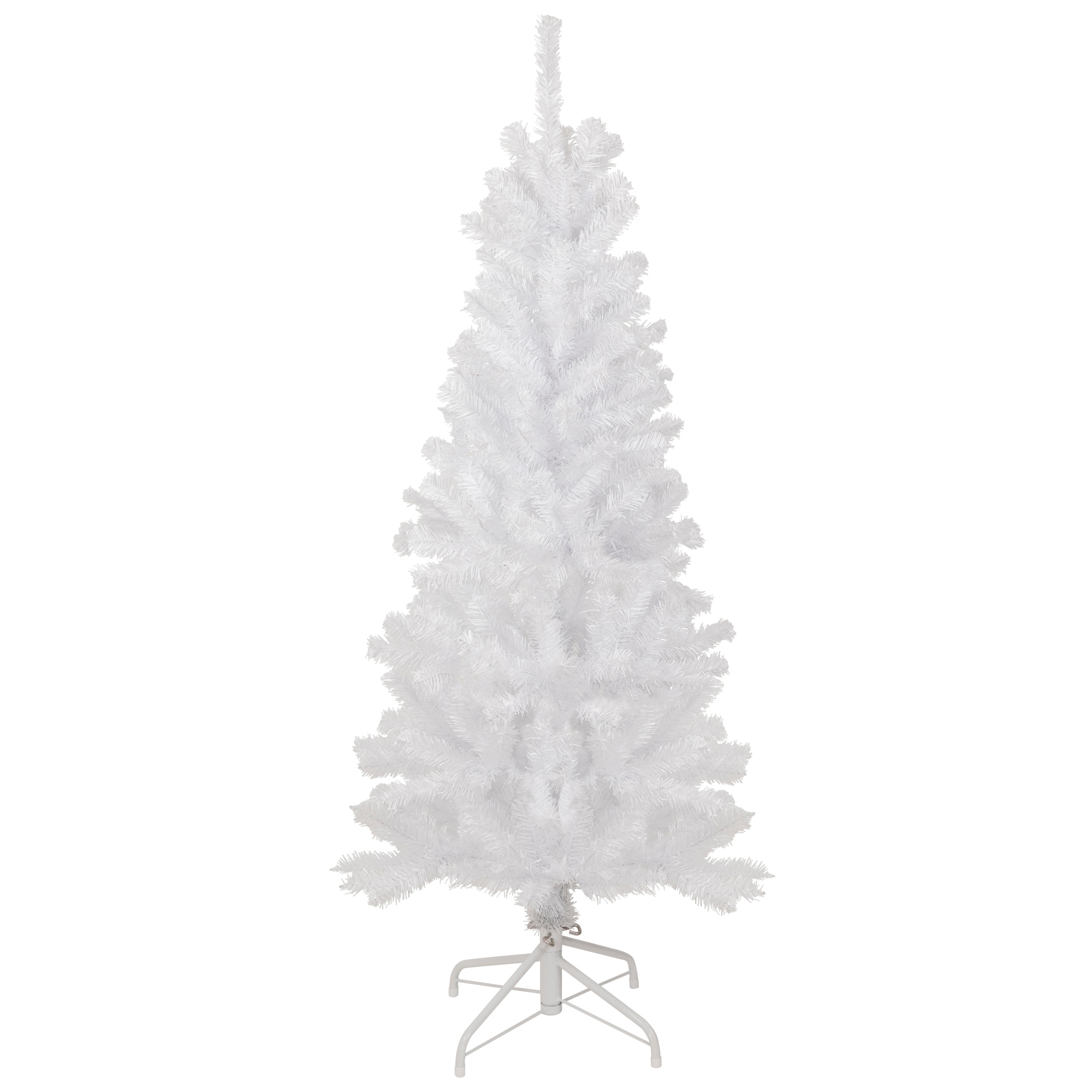 4.5' White Georgian Pine Artificial Pencil Christmas Tree Unlit