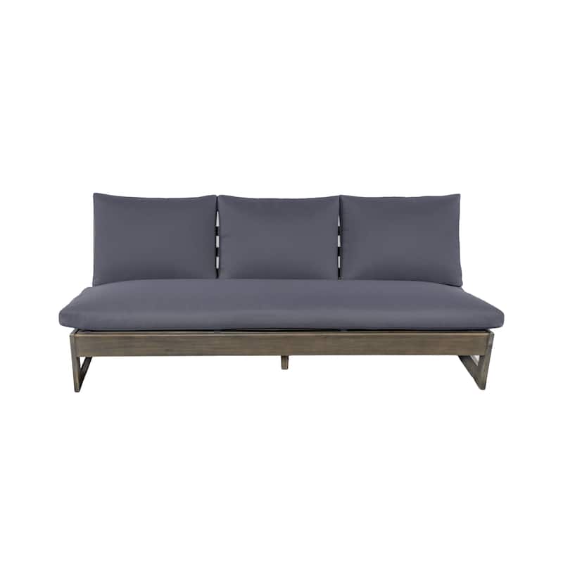 Christopher Knight Home - Sherwood Acacia Outdoor Patio Sofa with Coffee Table Set