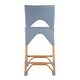 preview thumbnail 13 of 29, Creanly 25.25"H Seat Rattan Counter Stool with Back