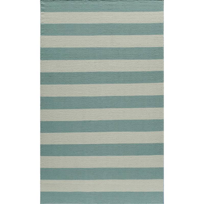 Momeni Laguna Hand Woven Wool Contemporary Striped Area Rug