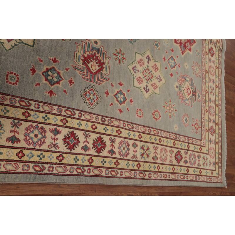 Kazak Area Rug Handmade Wool Carpet - 8'2" x 10'3"