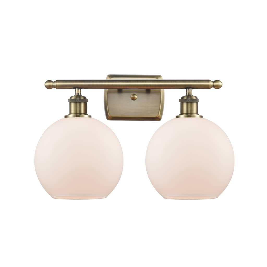 Innovations Lighting 516-2W-12-18 Athens Vanity Athens 2 Light 18"