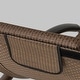 preview thumbnail 36 of 37, Outdoor Double Chaise Lounge Chair Rocking Lounger with Sunshade Canopy - 54.5"W*67.3"D*65.7"H