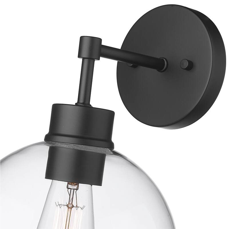 Millennium Lighting Basin 1 Light Outdoor Wall Sconce with Clear Glass Shades