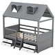 preview thumbnail 36 of 38, Merax House Bed with Roof and 4 drawers