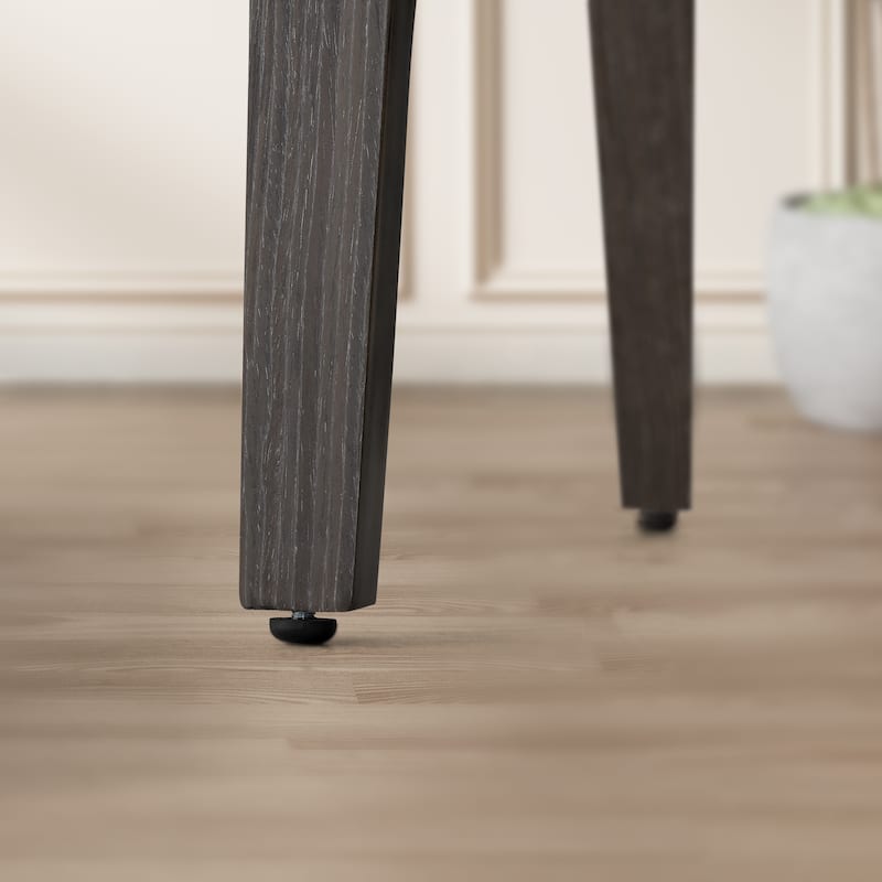 Art Leon Bentwood and PU Swivel Dining Chairs (Set of 2)