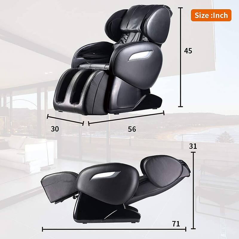 Pontious Modern Zero Gravity Massage Chair with Kneading Technique