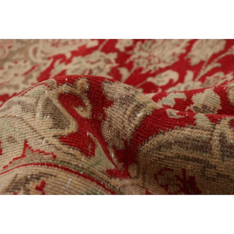 ECARPETGALLERY Hand-knotted Antalya Vintage Red Wool Rug - 9'7 x 12'10