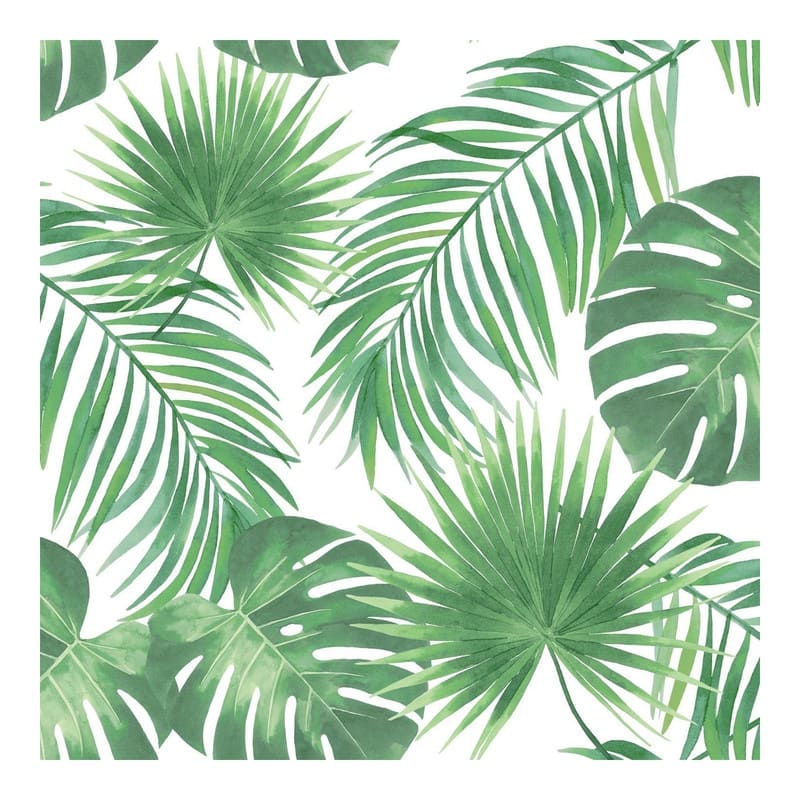 ESTA Home Patti Light Green Leaves Wallpaper - 20.5 x 396 x 0.025