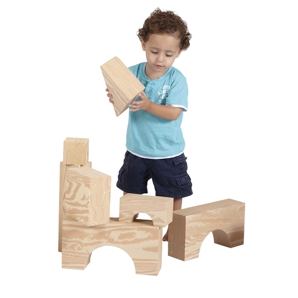 edushape wood like soft blocks