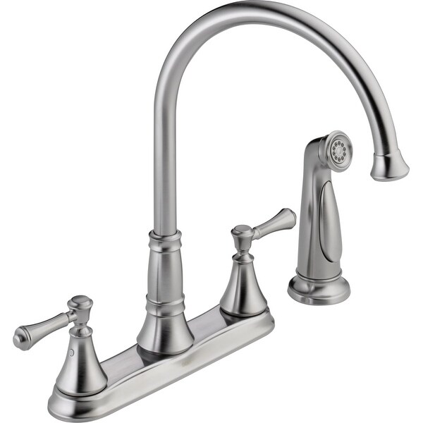 Delta 2497lf Cidy Kitchen Faucet With Side Spray Includes Delta 2497lf Cidy Kitchen Faucet With Side Spray Includes Lifetime Warranty
