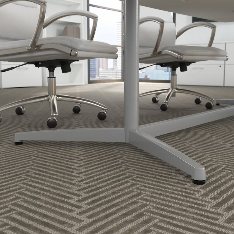 96W x 42D Conference Table with Metal Base by Bush Business Furniture