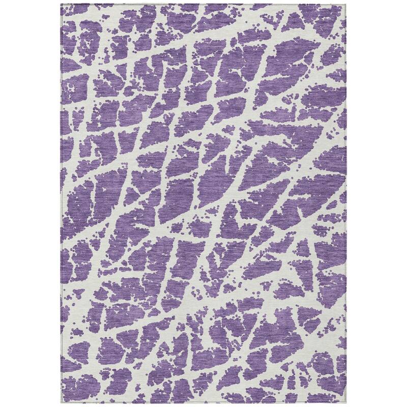 Alrina Artistic Abstract Weather Resistant Blended Style Outdoor Rug